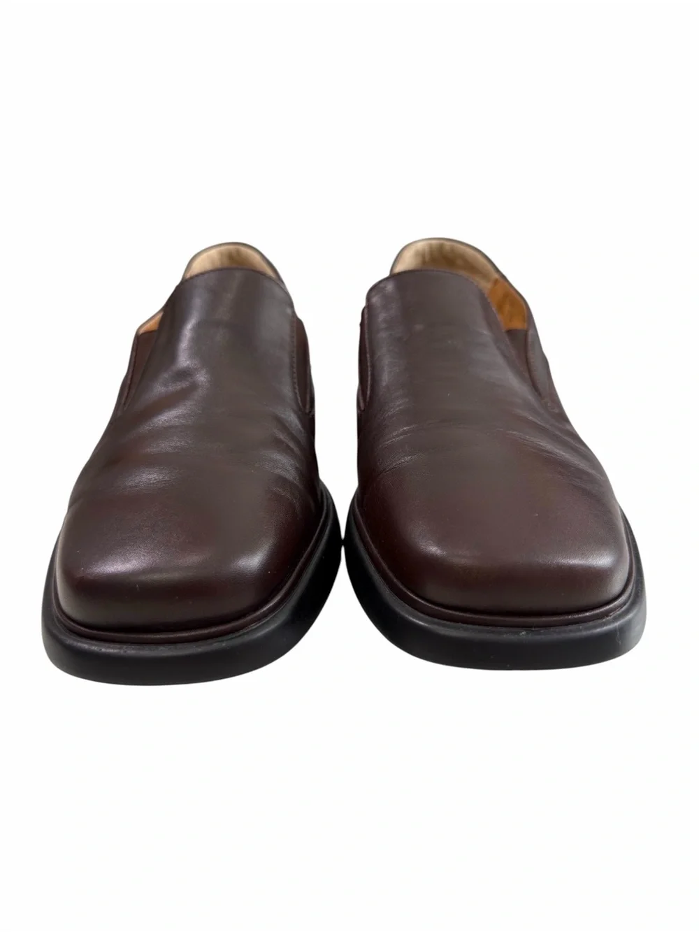 Bally Rolamo Leather Slip-On Loafers Dark Brown Men’s Size 7D